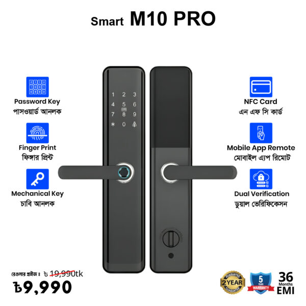 M10-Pro Smart Door Lock- SMART M10 PRO